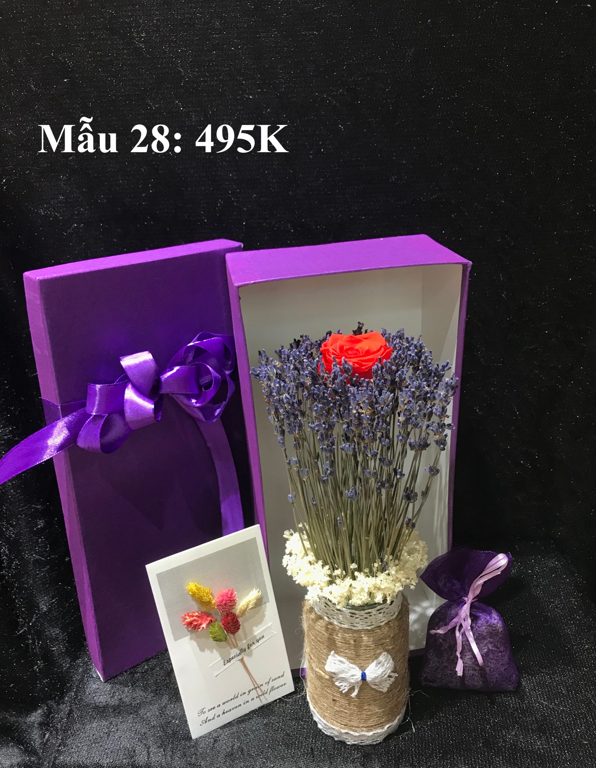 set quà hoa lavender khô Pháp