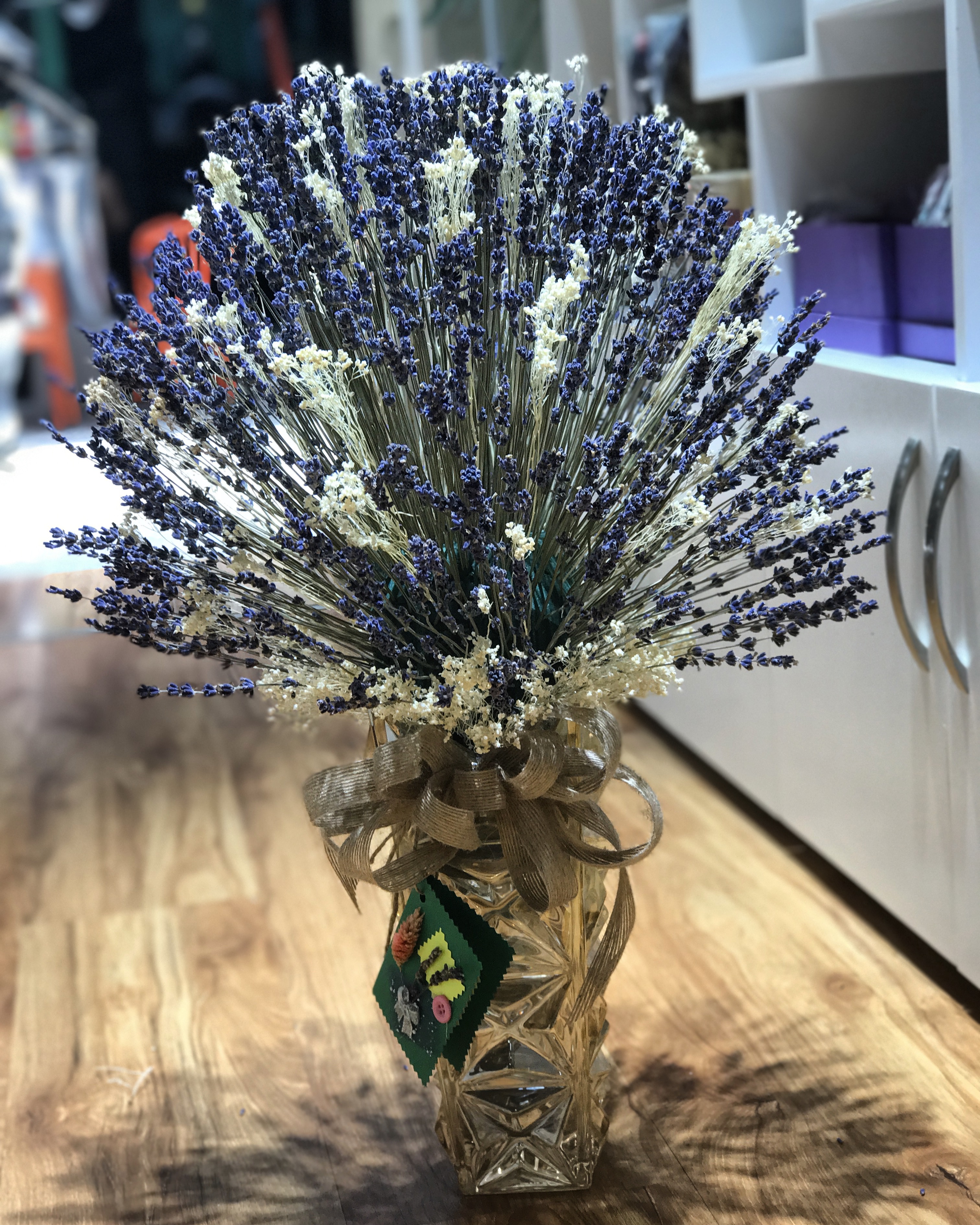 bình hoa khô lavender